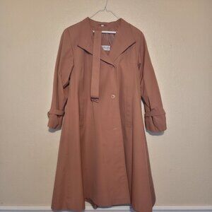 Fleet Street Pink Women's Winter Trench Coat